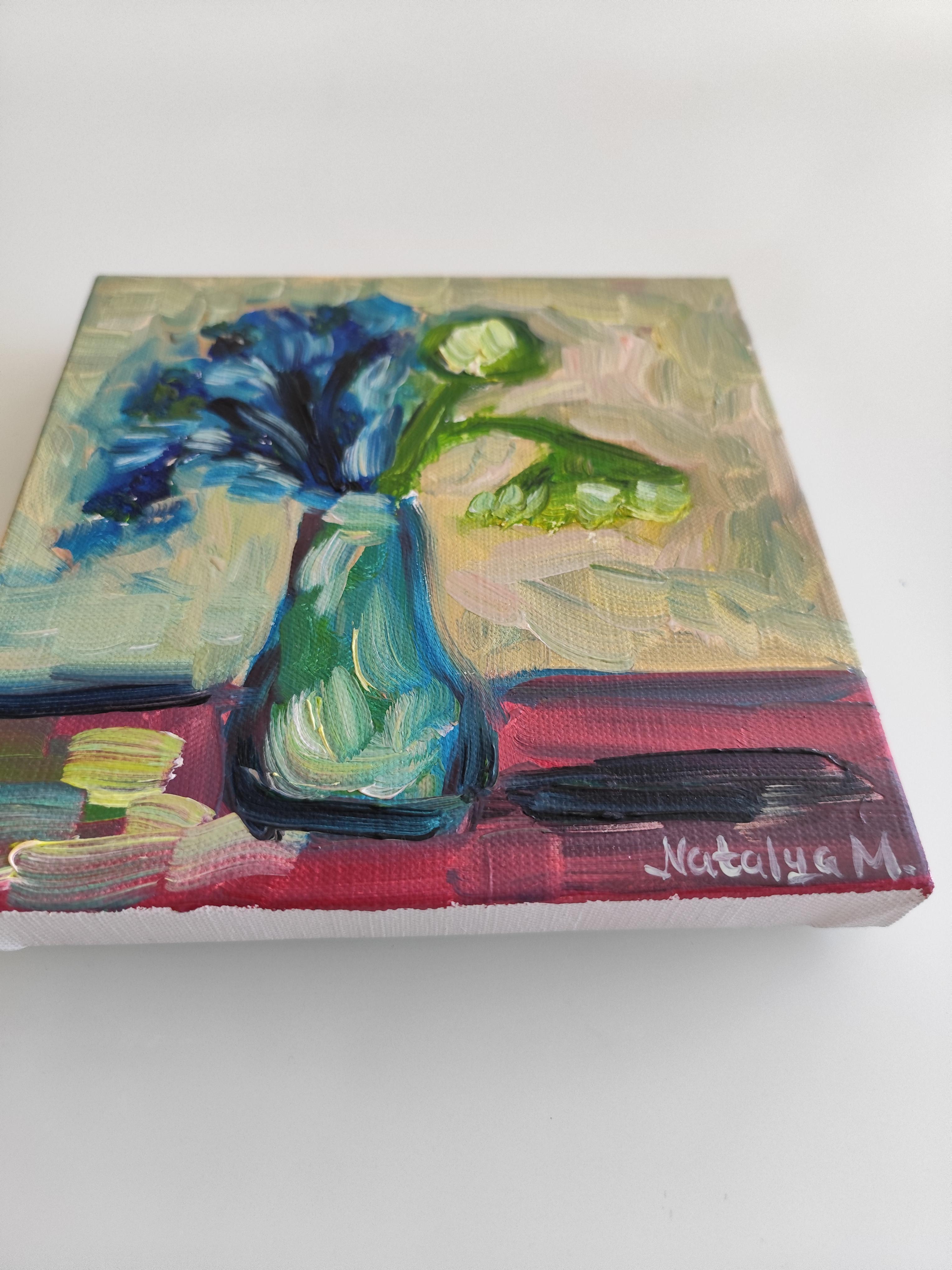 Impressionist floral lebendige Ölgemälde auf Leinwand 