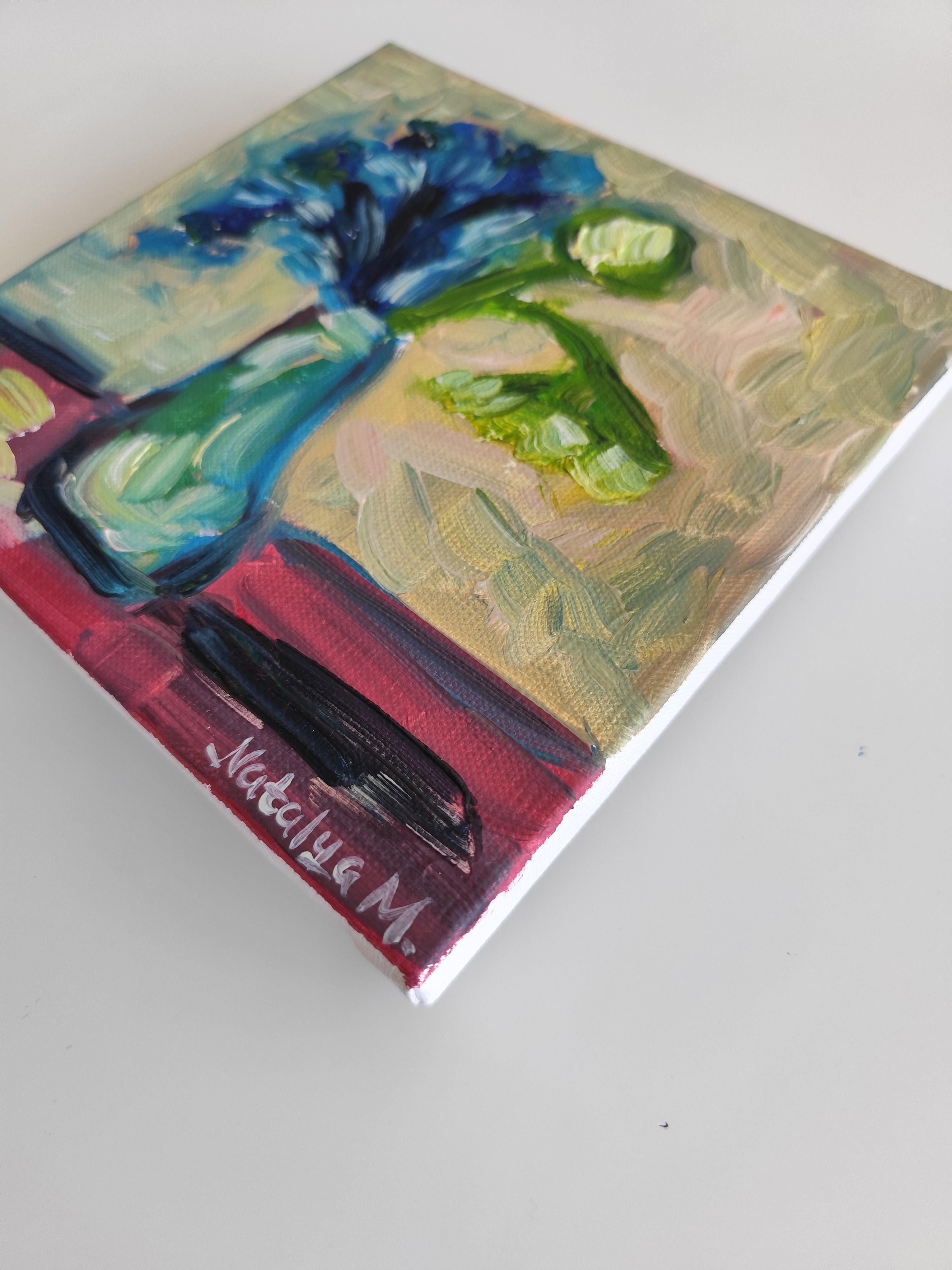 Impressionist floral lebendige Ölgemälde auf Leinwand 
