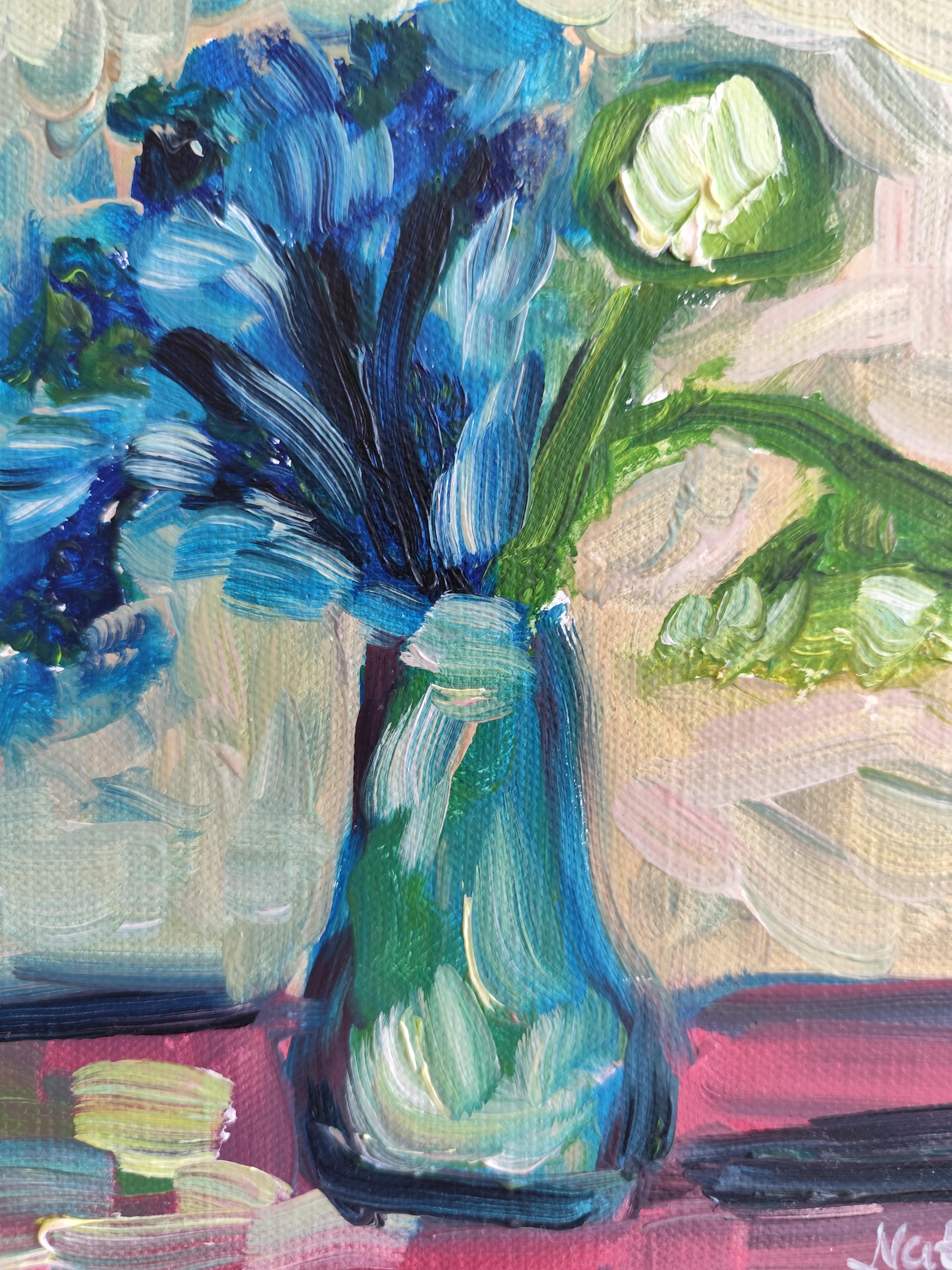 Impressionist floral lebendige Ölgemälde auf Leinwand 