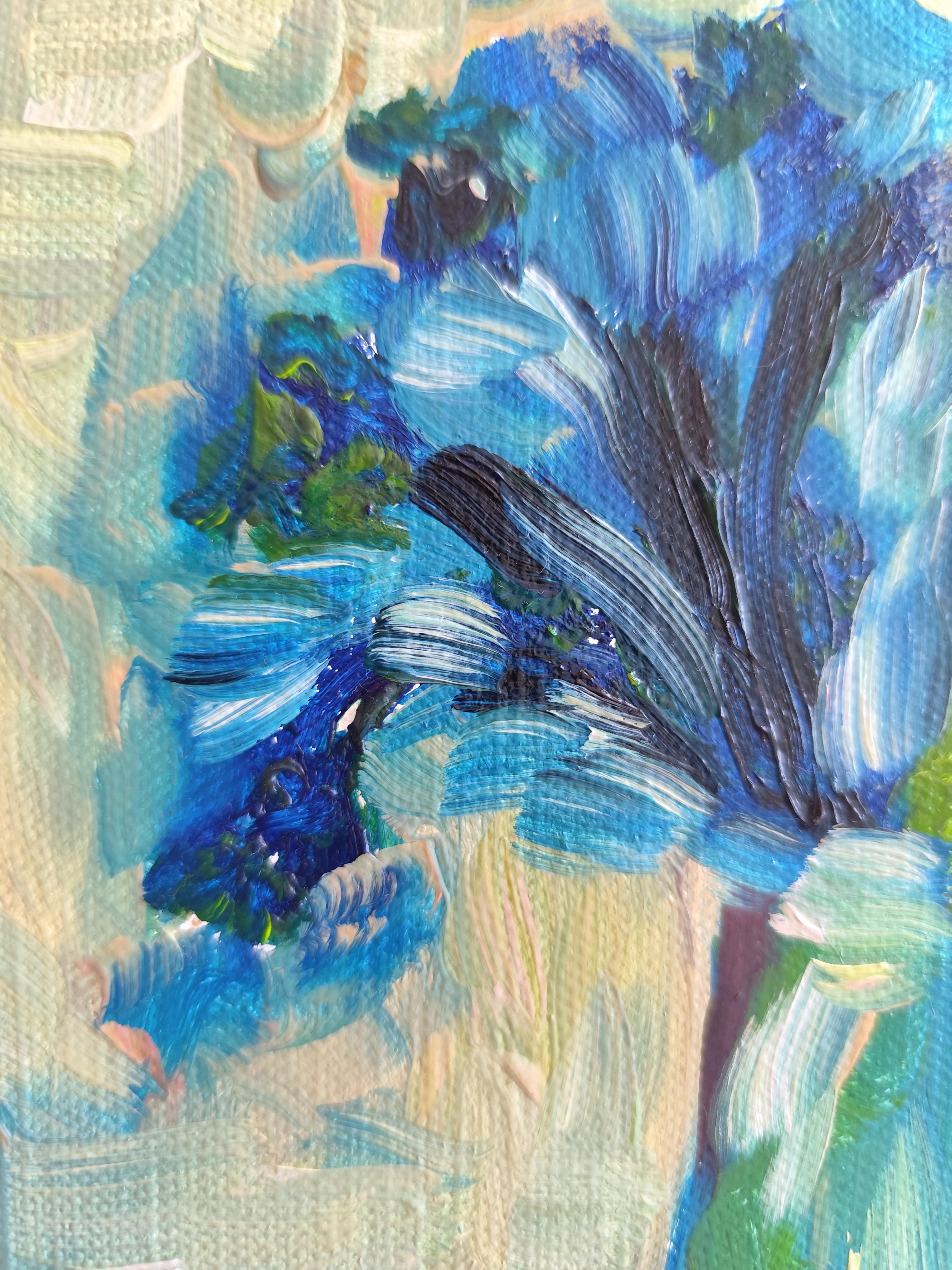 Impressionist floral lebendige Ölgemälde auf Leinwand 