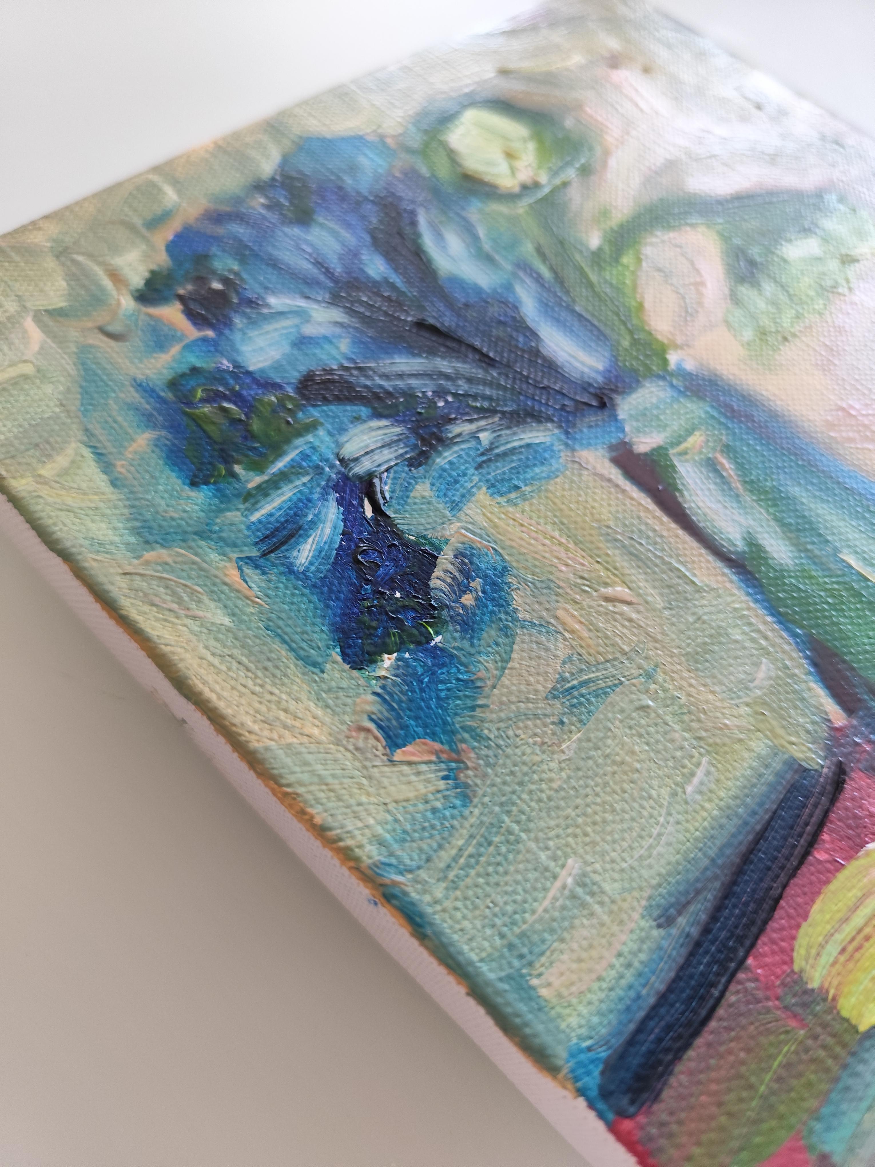 Impressionist floral lebendige Ölgemälde auf Leinwand 