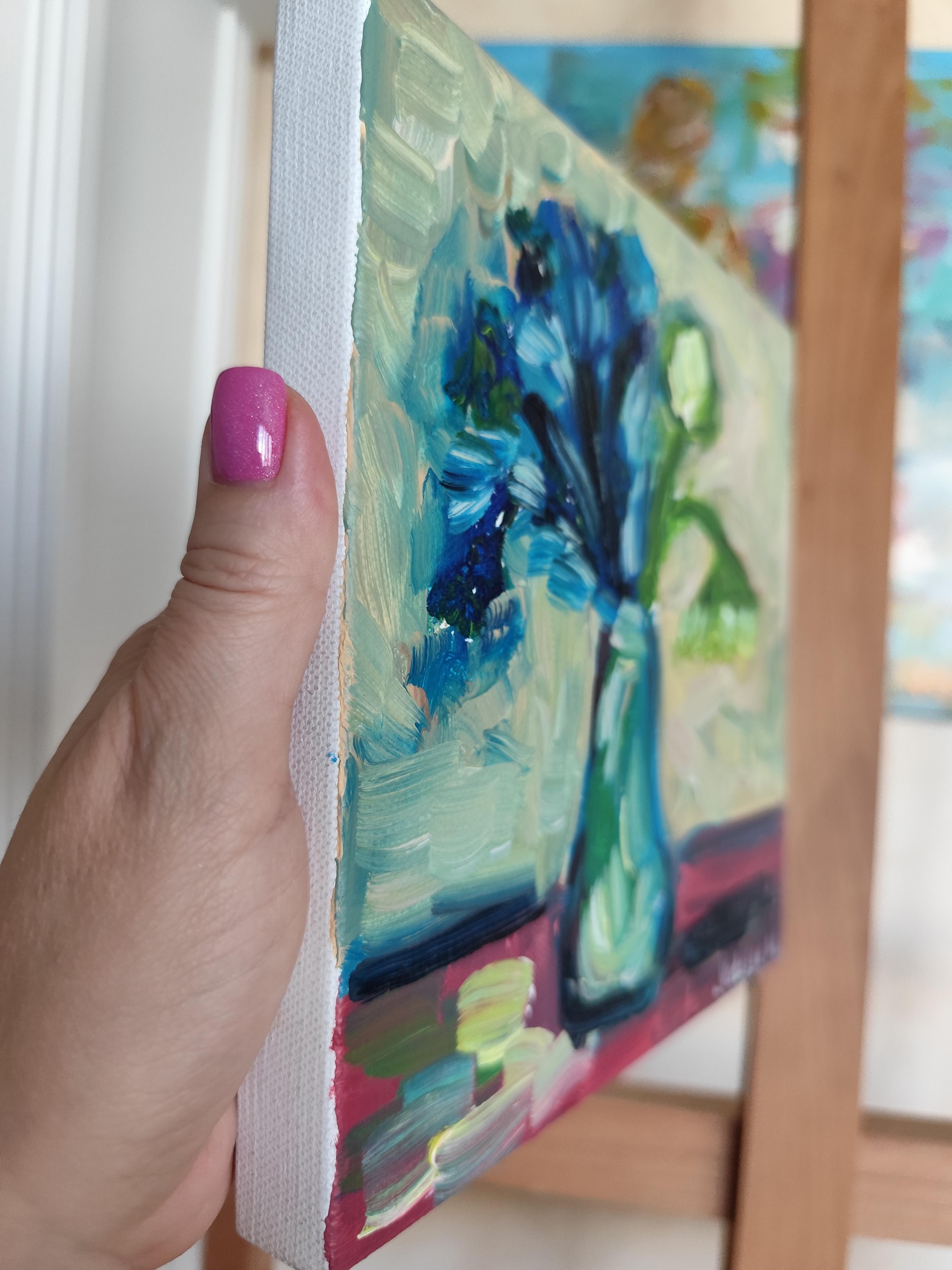 Impressionist floral lebendige Ölgemälde auf Leinwand 