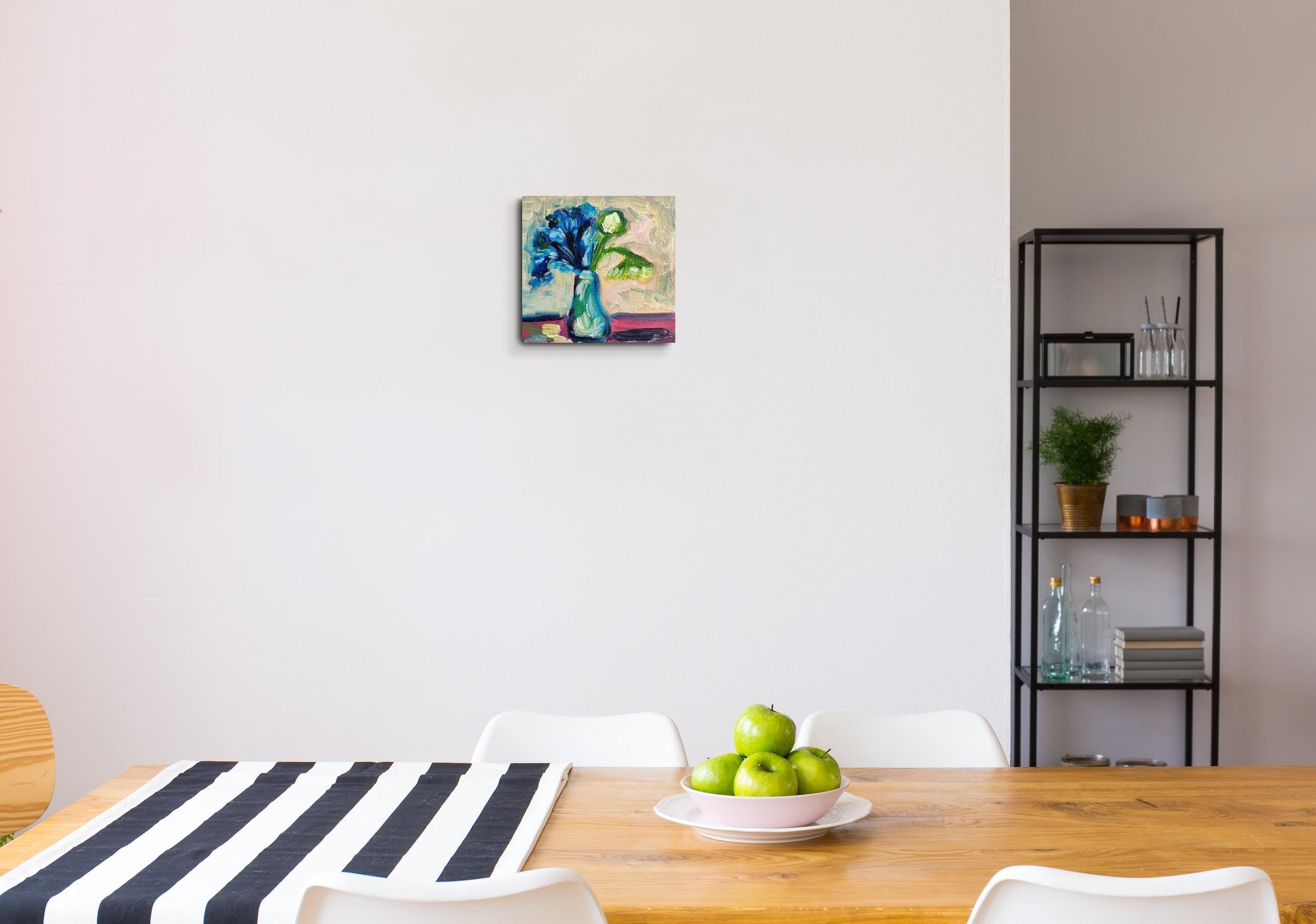 Impressionist floral lebendige Ölgemälde auf Leinwand 