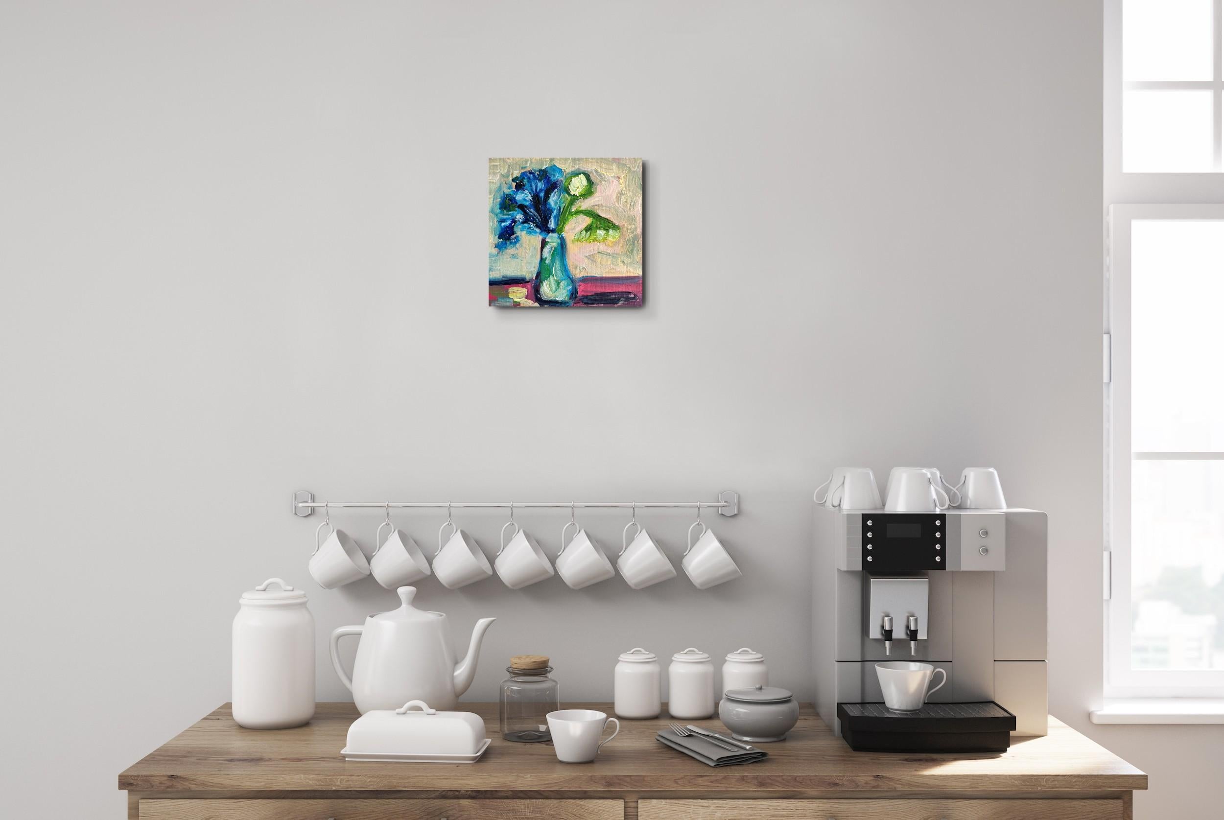 Impressionist floral lebendige Ölgemälde auf Leinwand 