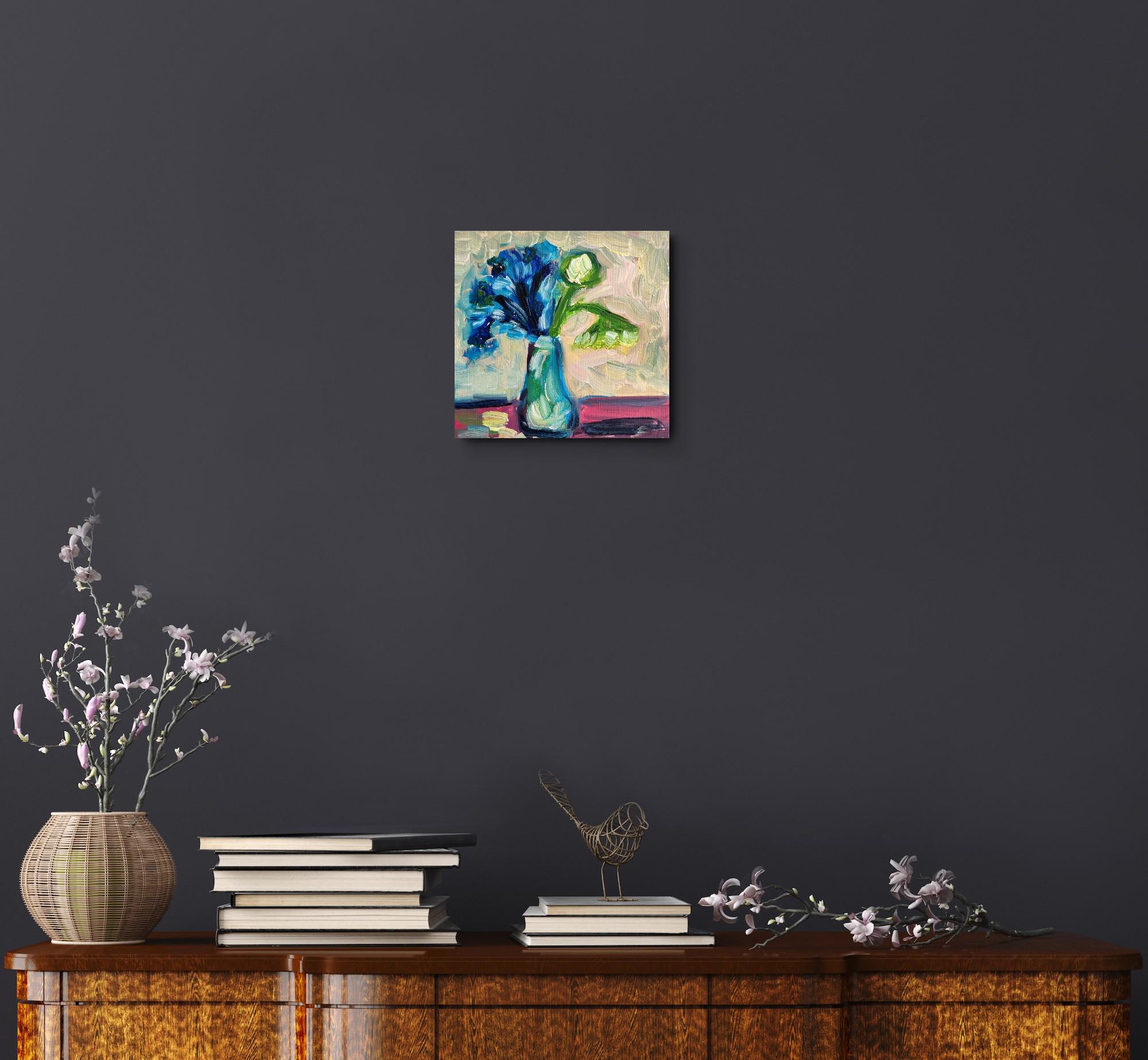 Impressionist floral lebendige Ölgemälde auf Leinwand 