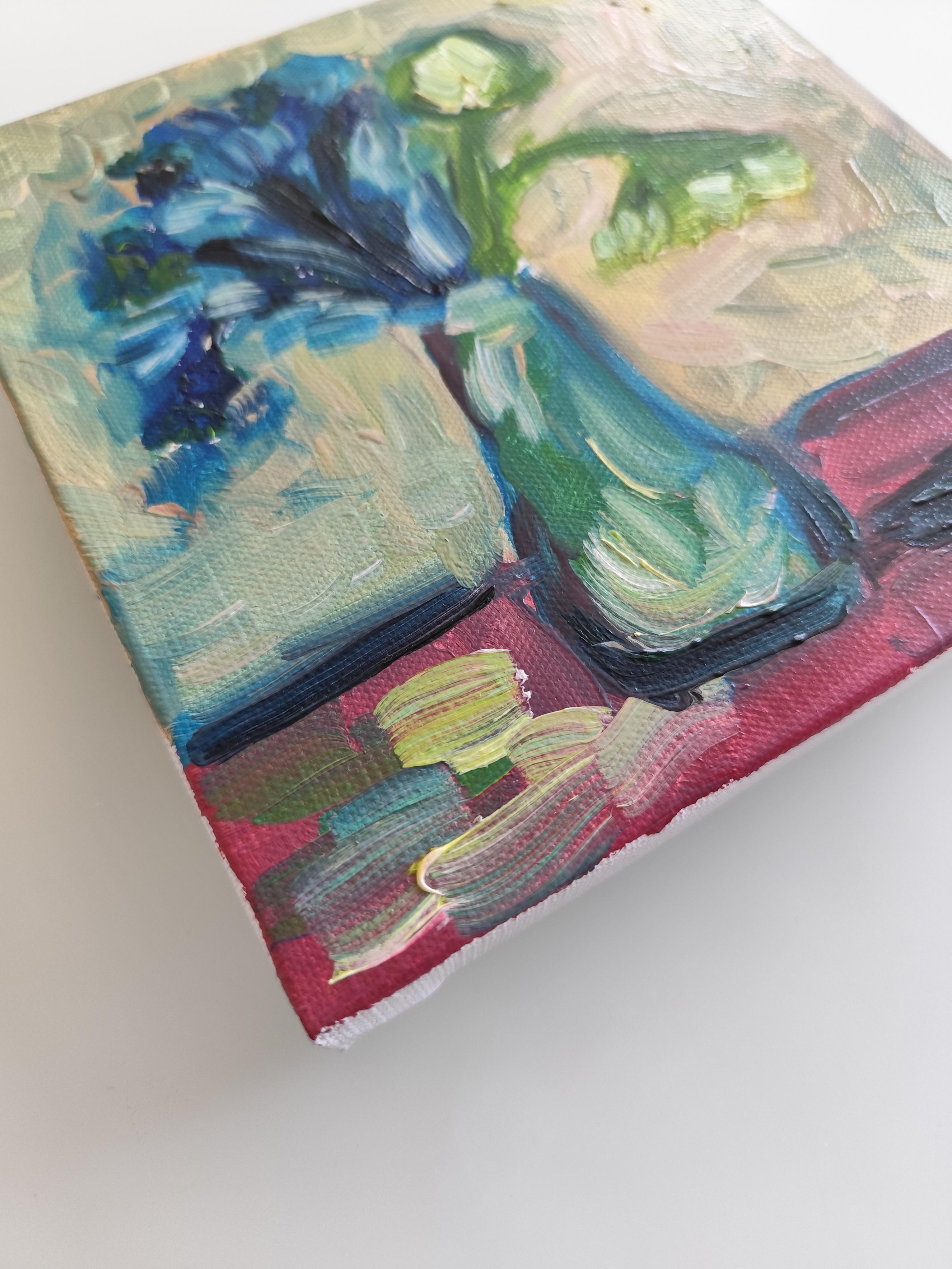 Impressionist floral lebendige Ölgemälde auf Leinwand 