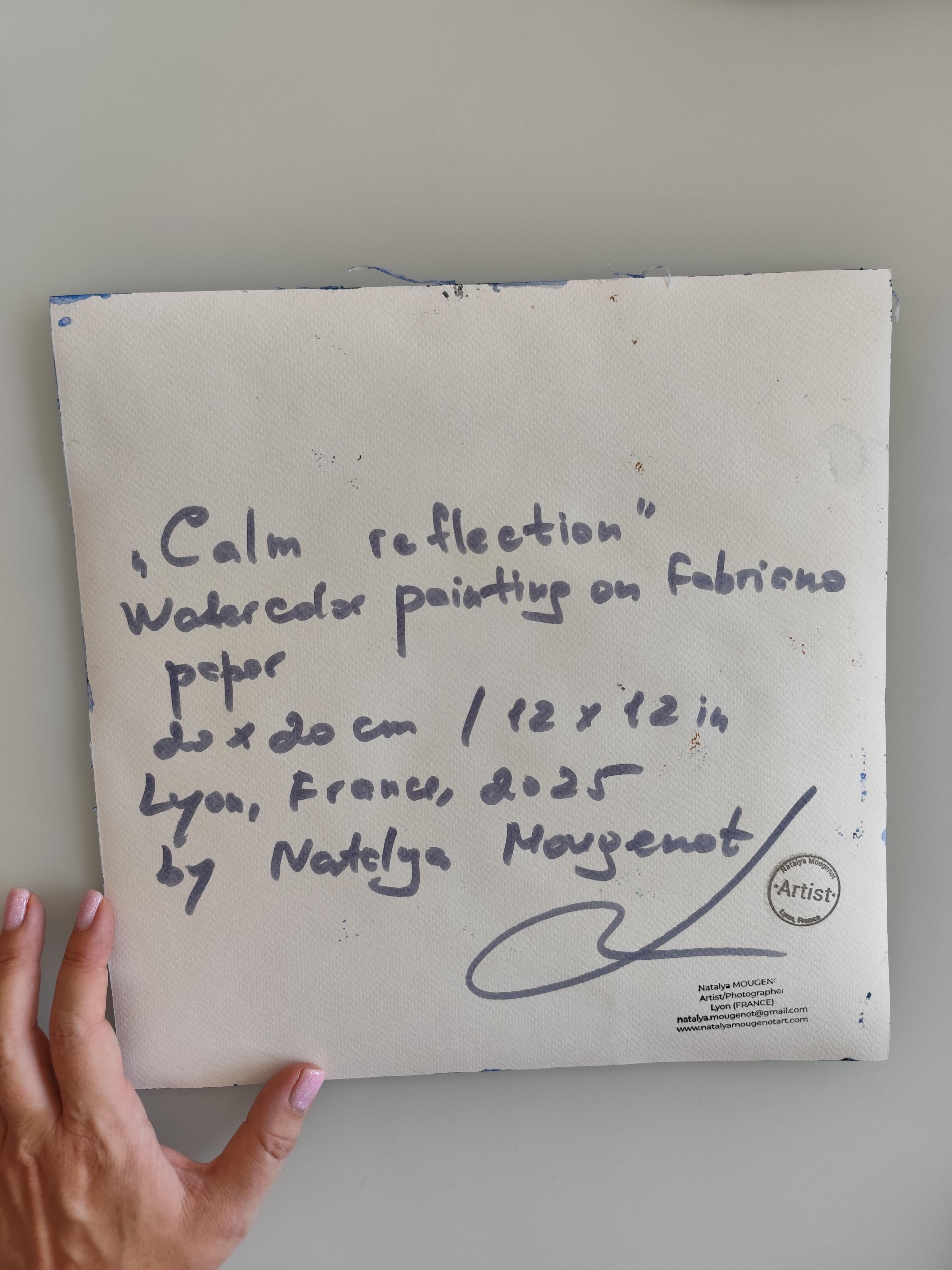 Modernes abstraktes expressionistisches Frauenfigurenbild auf Papier 