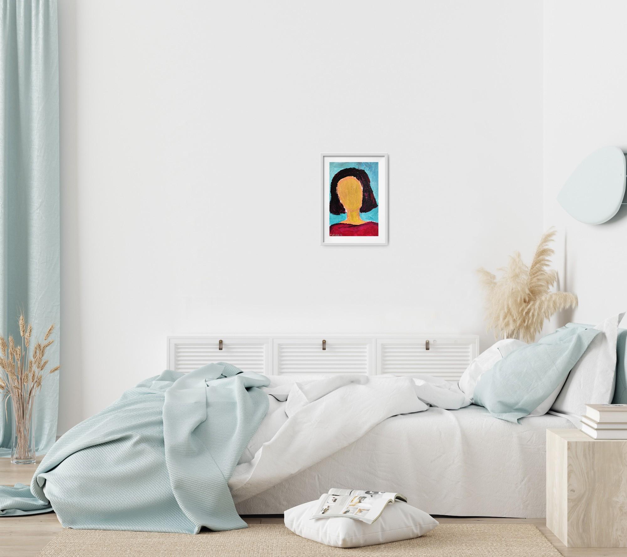 With “Radiant Being”, French artist Natalya Mougenot offers a striking meditation on women’s identity, resilience, and inner brilliance. Stripped of facial features, the portrait transcends individuality to become a universal reflection of the force