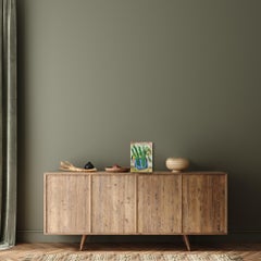 "Spring Burst" Zeitgenössisches Ölgemälde mit Blumenimpression auf Karton