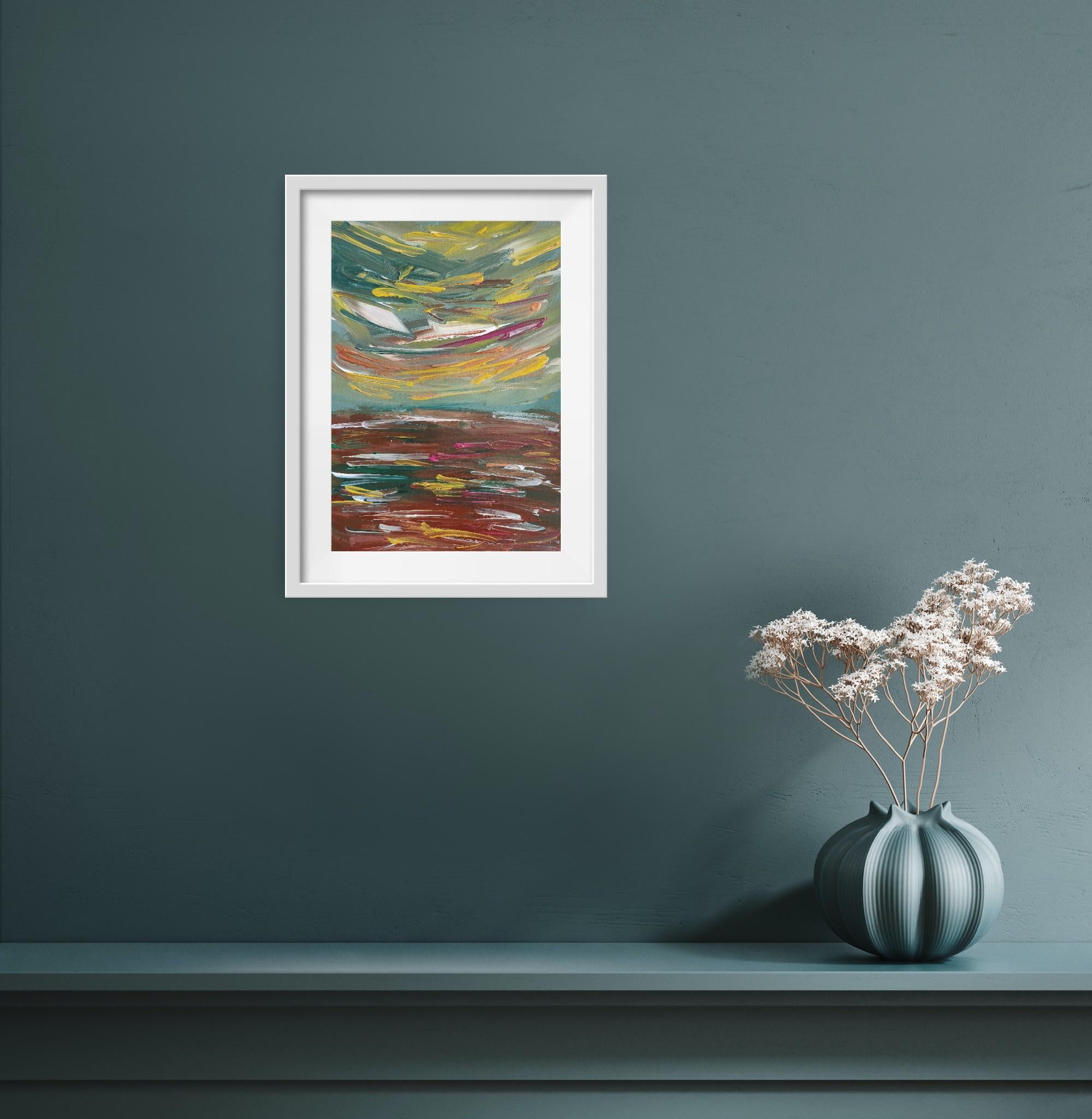 Questa vibrante opera d'arte 