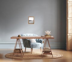 Black/white photo of Paris France on matte paper "Between Orsay and the Louvre"