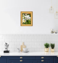 Fotografía contemporánea Fine art floral papel mate premium "Resplandor blanco"