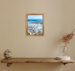 Contemporary fine art photography/ photo coastal beach seascape "Blue Embrace"