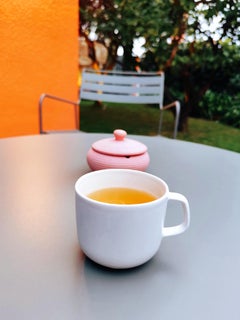 Zeitgenössische Kunstfotografie Stillleben auf Premium-Mattpapier "Garden Tea"