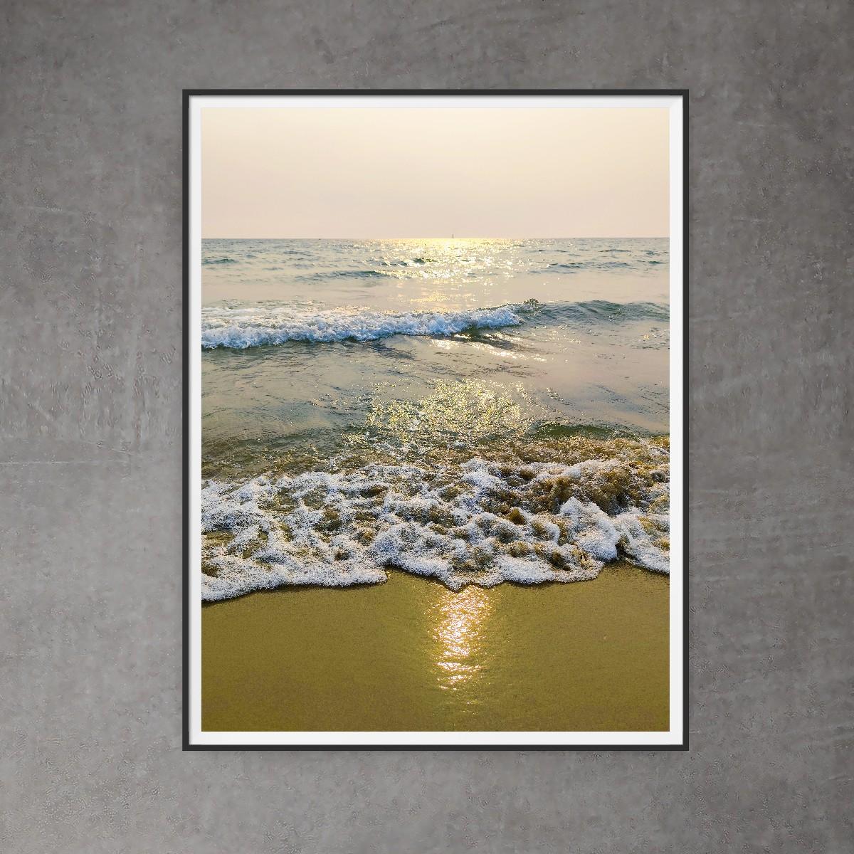 Contemporary Fine Art Sea Boat Beach Image Photo on premium paper 