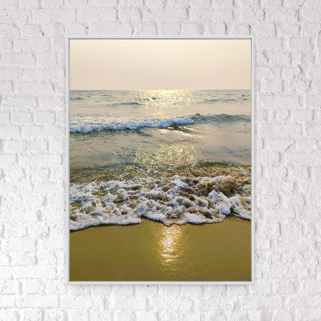 Contemporary Fine Art Sea Boat Beach Image Photo on premium paper 