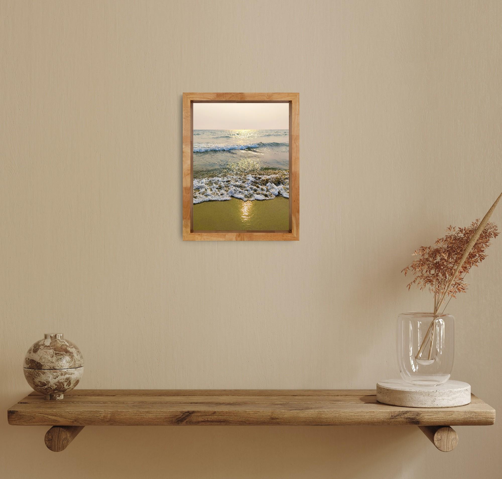 Contemporary Fine Art Sea Boat Beach Image Photo on premium paper 