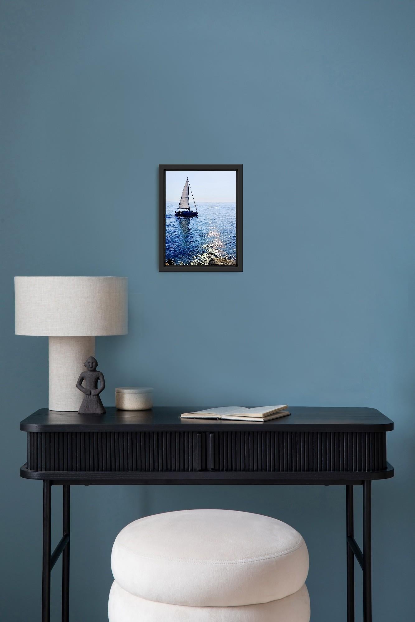Image contemporaine d'un bateau de mer Photo sur papier premium 