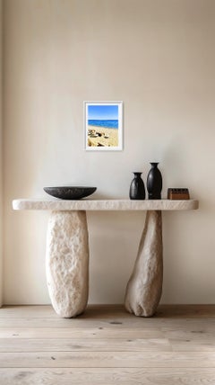 Fotografía contemporánea de paisaje marino costero "Playa tranquila" en papel de alta calidad