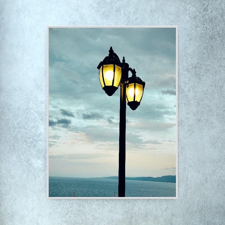 Zeitgenössische minimalistische Meereslandschaft Küstenlandschaft Farbfoto auf Premium-Papier im Angebot 6