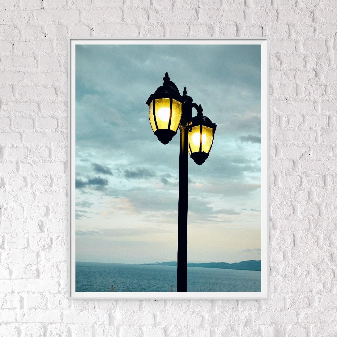 Zeitgenössische minimalistische Meereslandschaft Küstenlandschaft Farbfoto auf Premium-Papier im Angebot 7