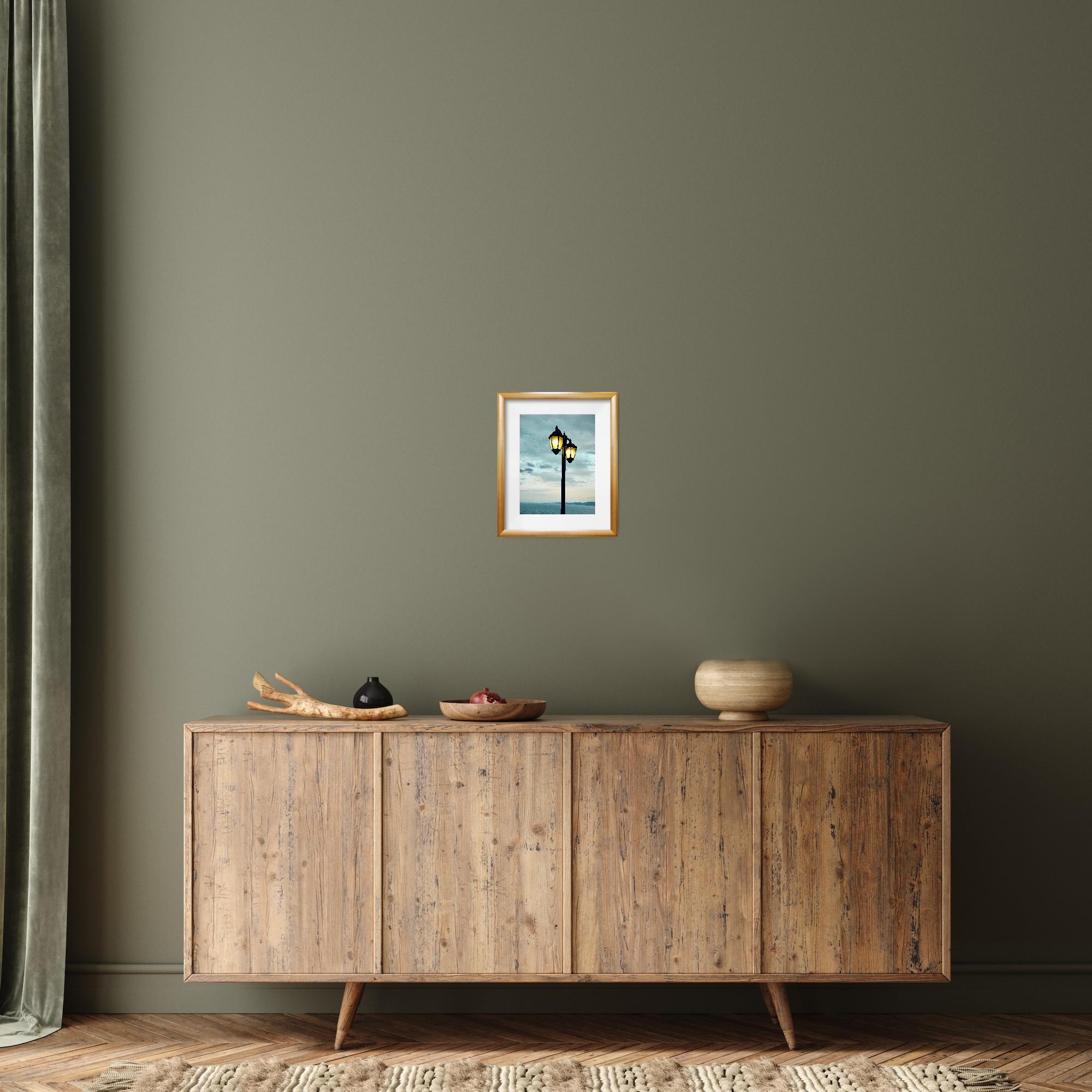 Zeitgenössische minimalistische Meereslandschaft Küstenlandschaft Farbfoto auf Premium-Papier im Angebot 1