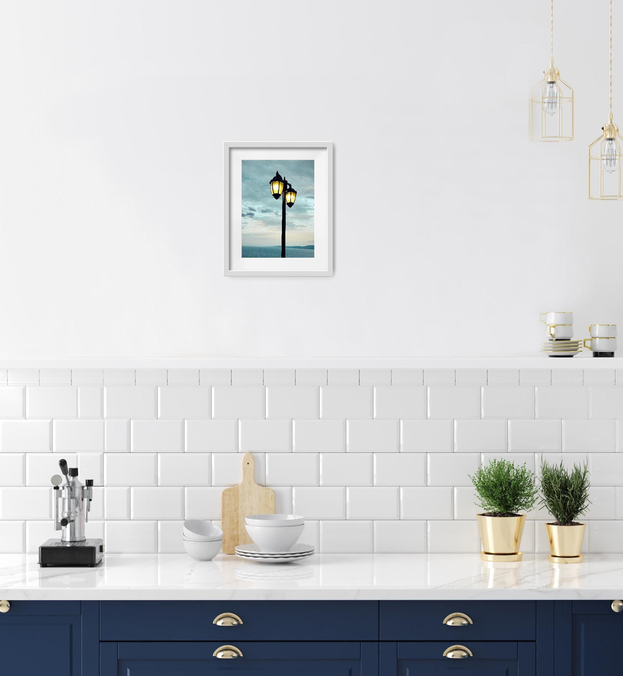 Zeitgenössische minimalistische Meereslandschaft Küstenlandschaft Farbfoto auf Premium-Papier im Angebot 2