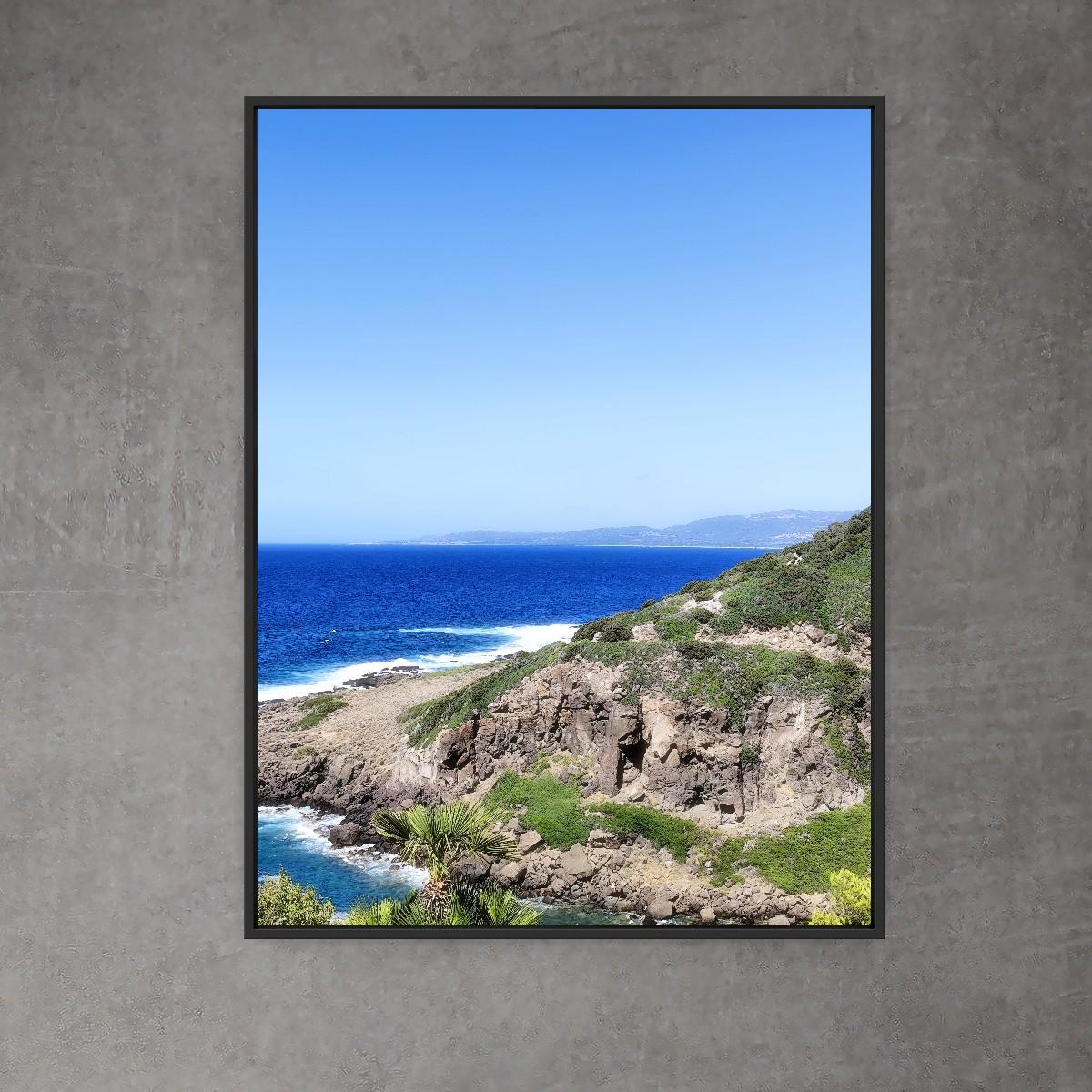 Contemporary Minimalist Seascape Photography Photo premium paper 