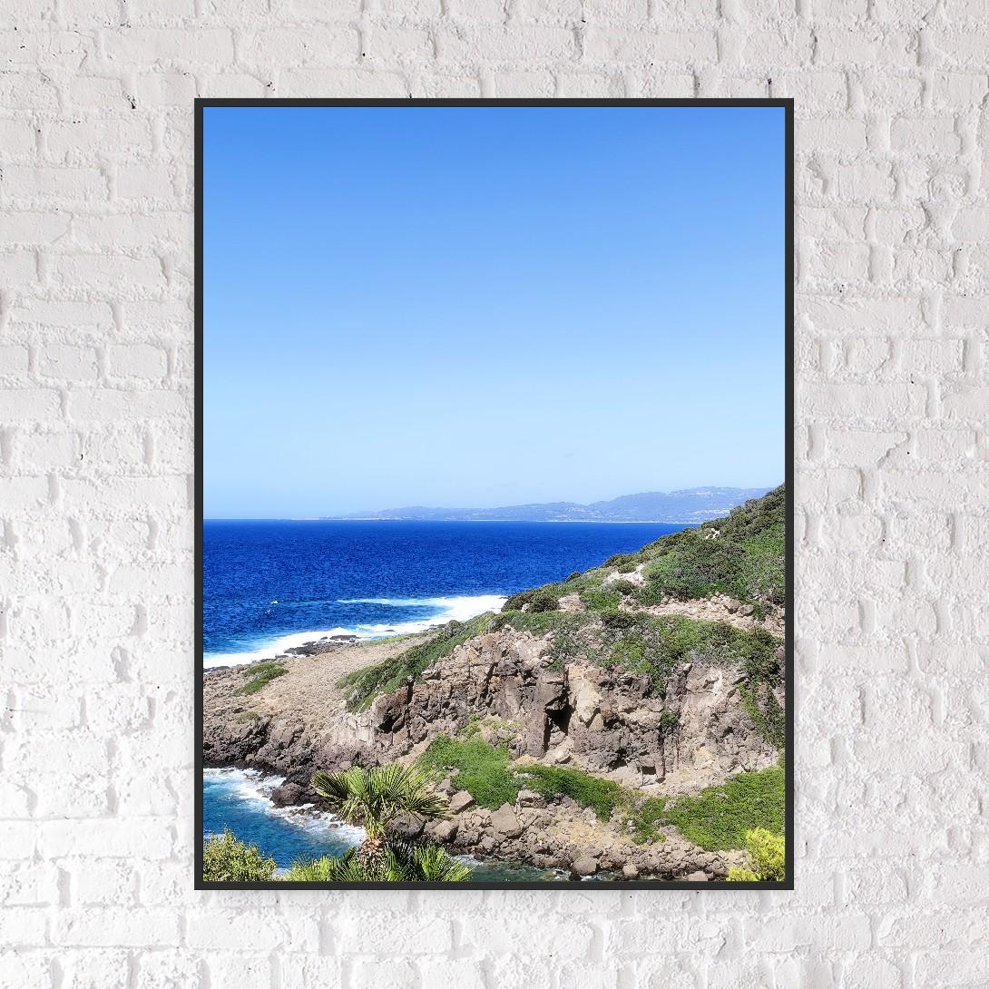 Contemporary Minimalist Seascape Photography Photo premium paper 