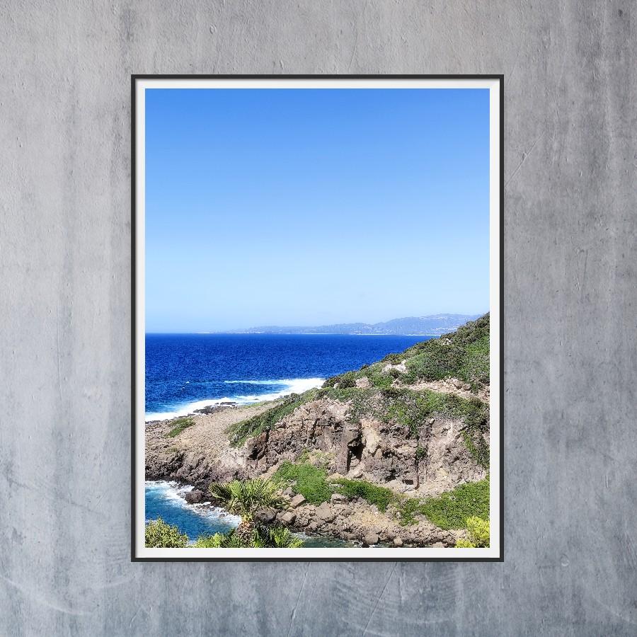 Contemporary Minimalist Seascape Photography Photo premium paper 