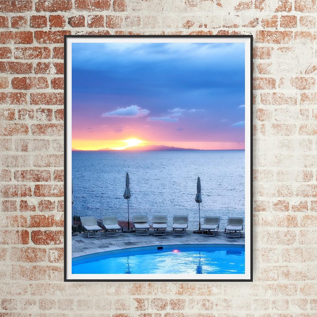 Contemporary minimalist seaside sea photo (photography)  