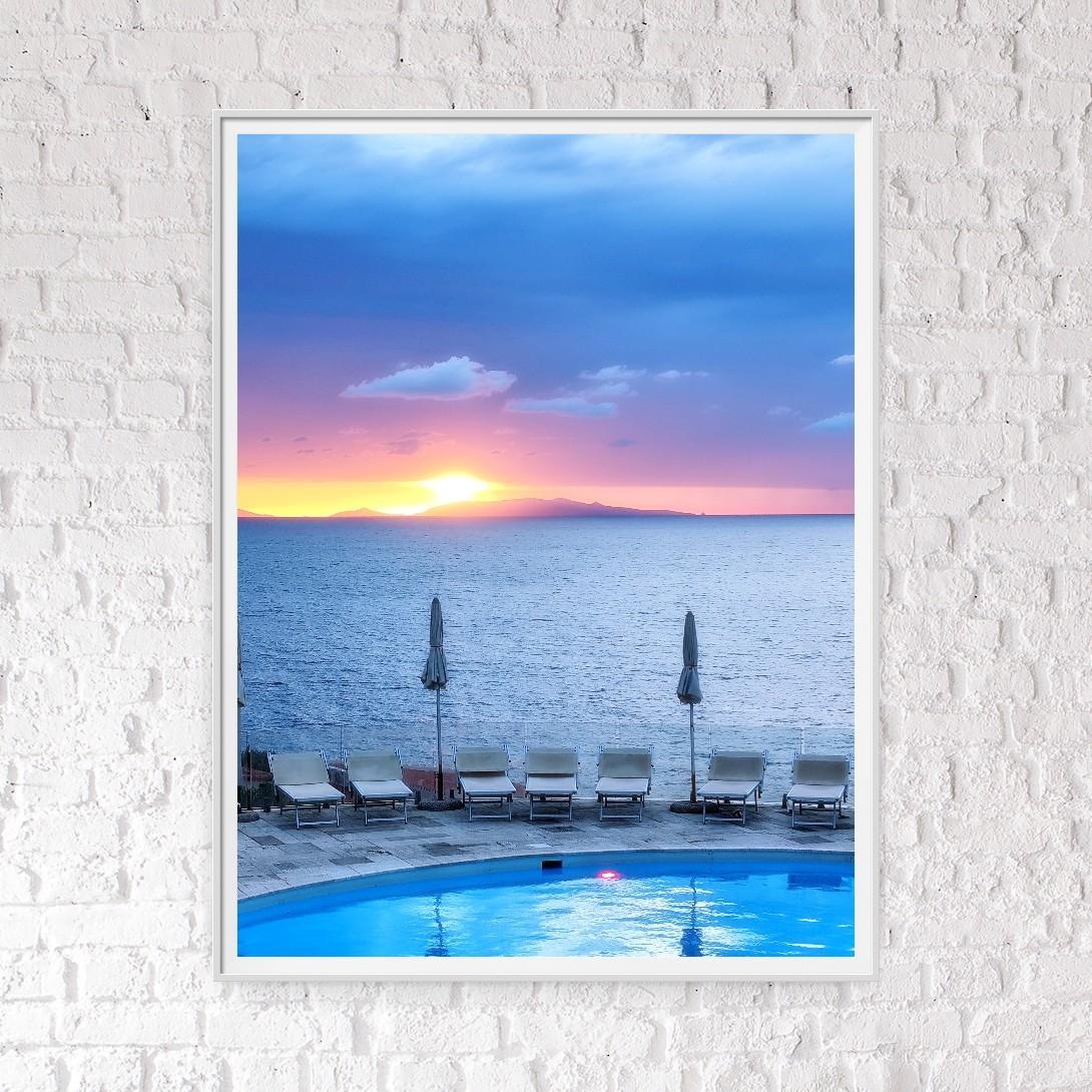 Contemporary minimalist seaside sea photo (photography)  