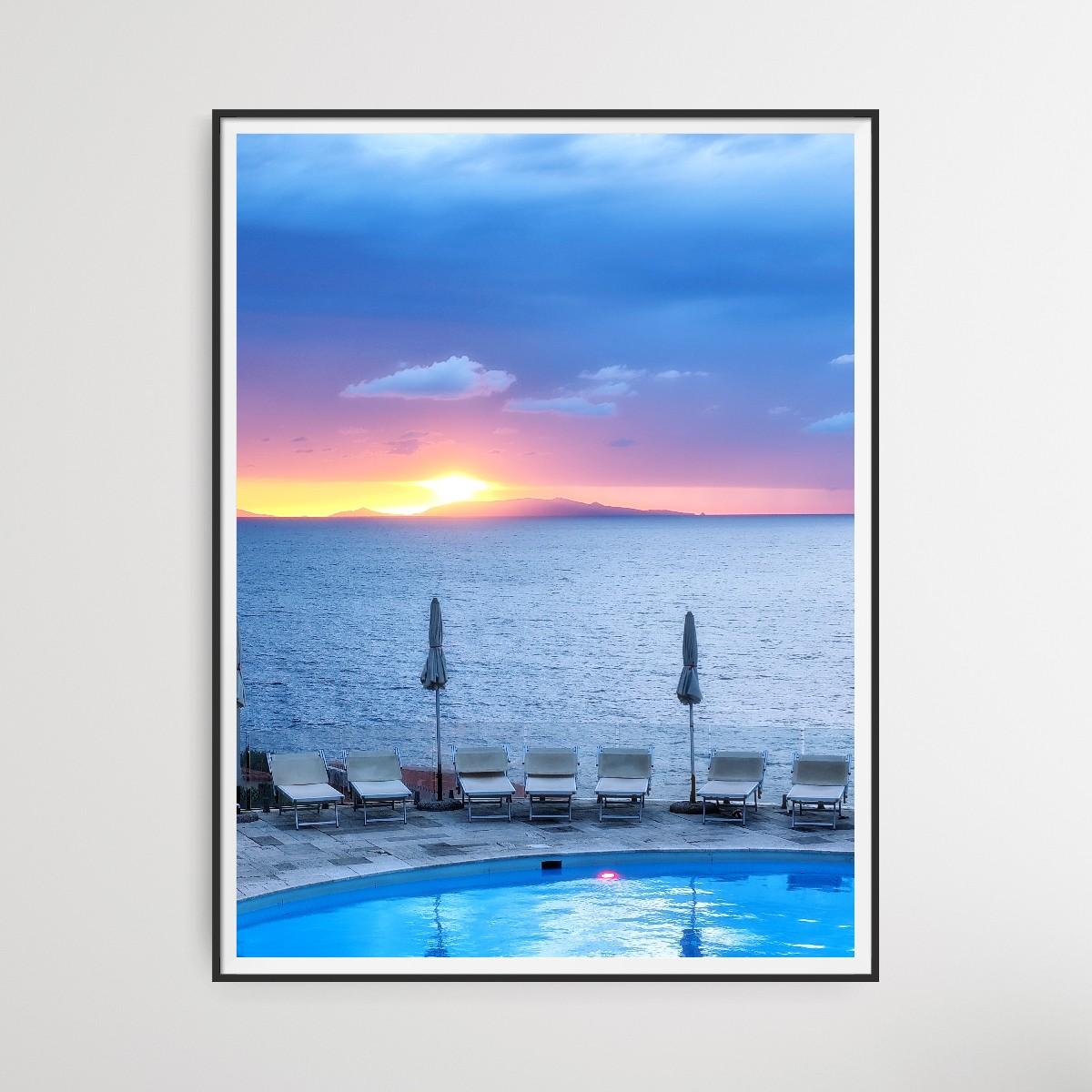 Contemporary minimalist seaside sea photo (photography)  