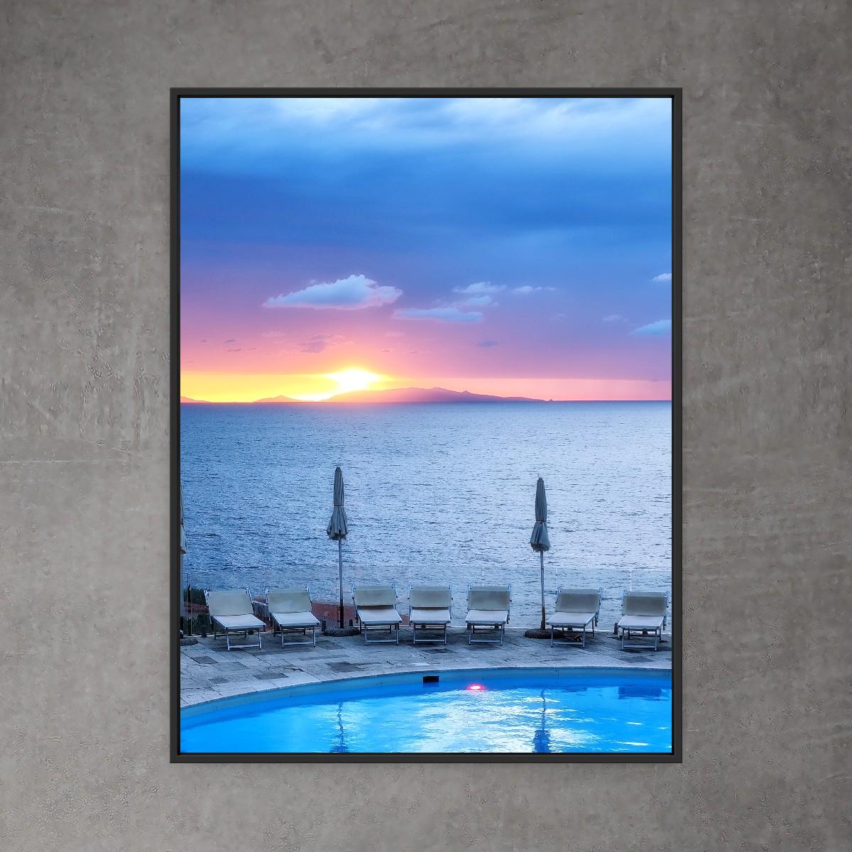 Contemporary minimalist seaside sea photo (photography)  