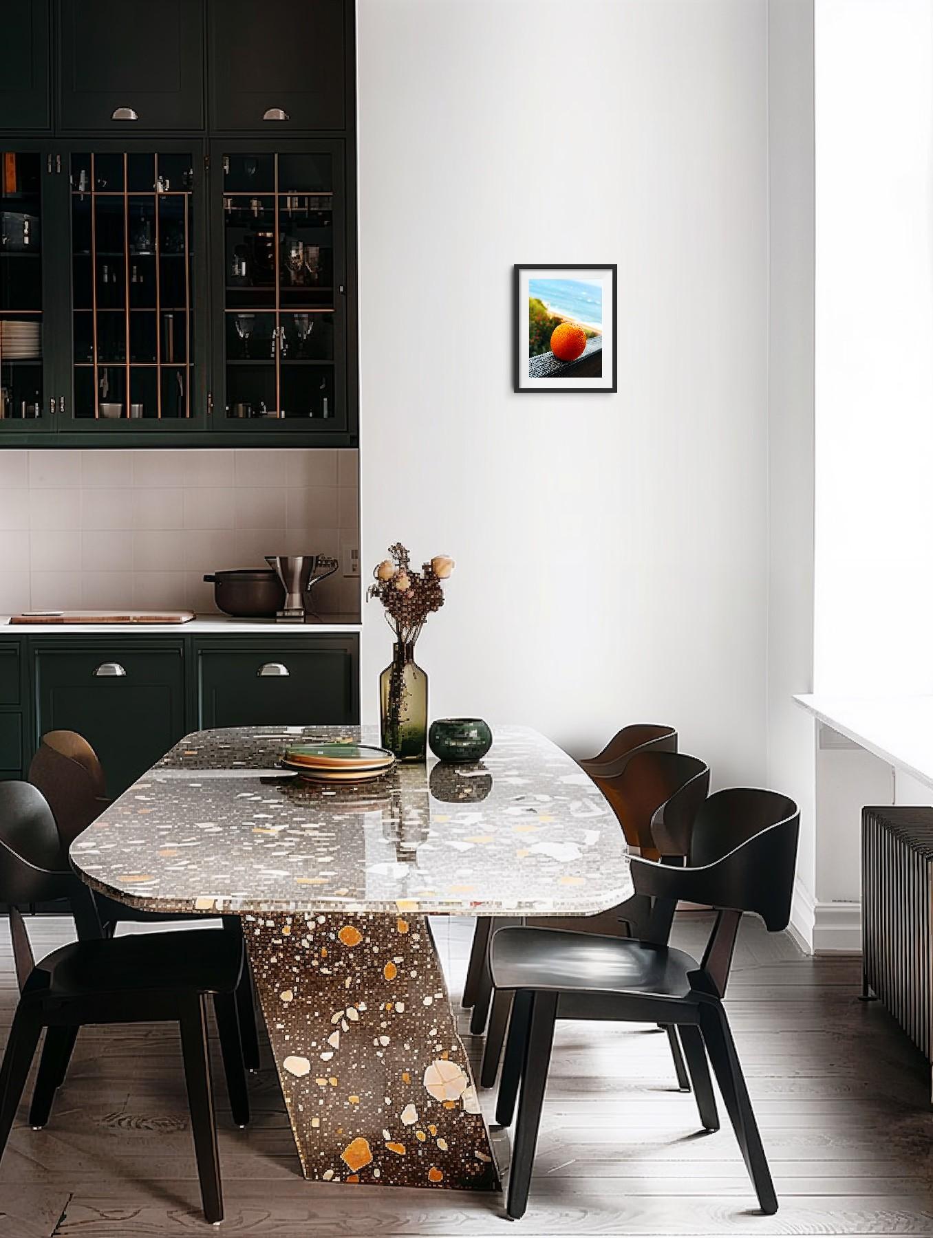 Bodegón minimalista contemporáneo de frutas (fotografía)  
