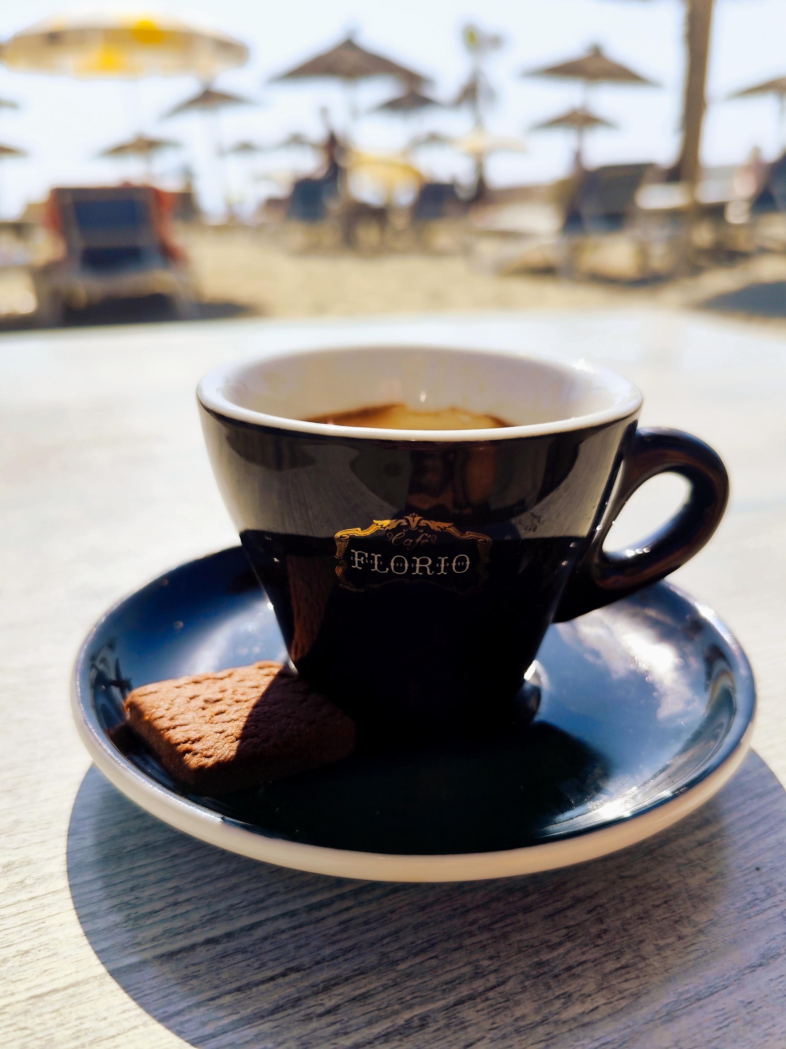 Mougenot Natalya Still-Life Photograph - Contemporary Minimalist Still life Photo "Espresso, biscuit.Whst else ? "