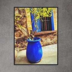 Fine art photography still life France Provence on premium paper "Blue Vase"