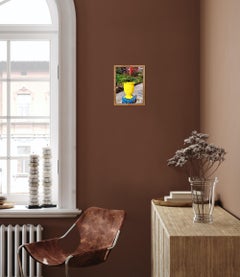 Photographie d'art nature morte Provence inspiron premium paper "Yellow Planter"