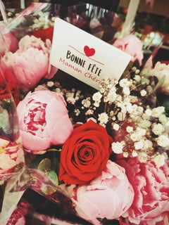 Modern fine art Floral Photo Print "This bouquet is for you" limited edt
