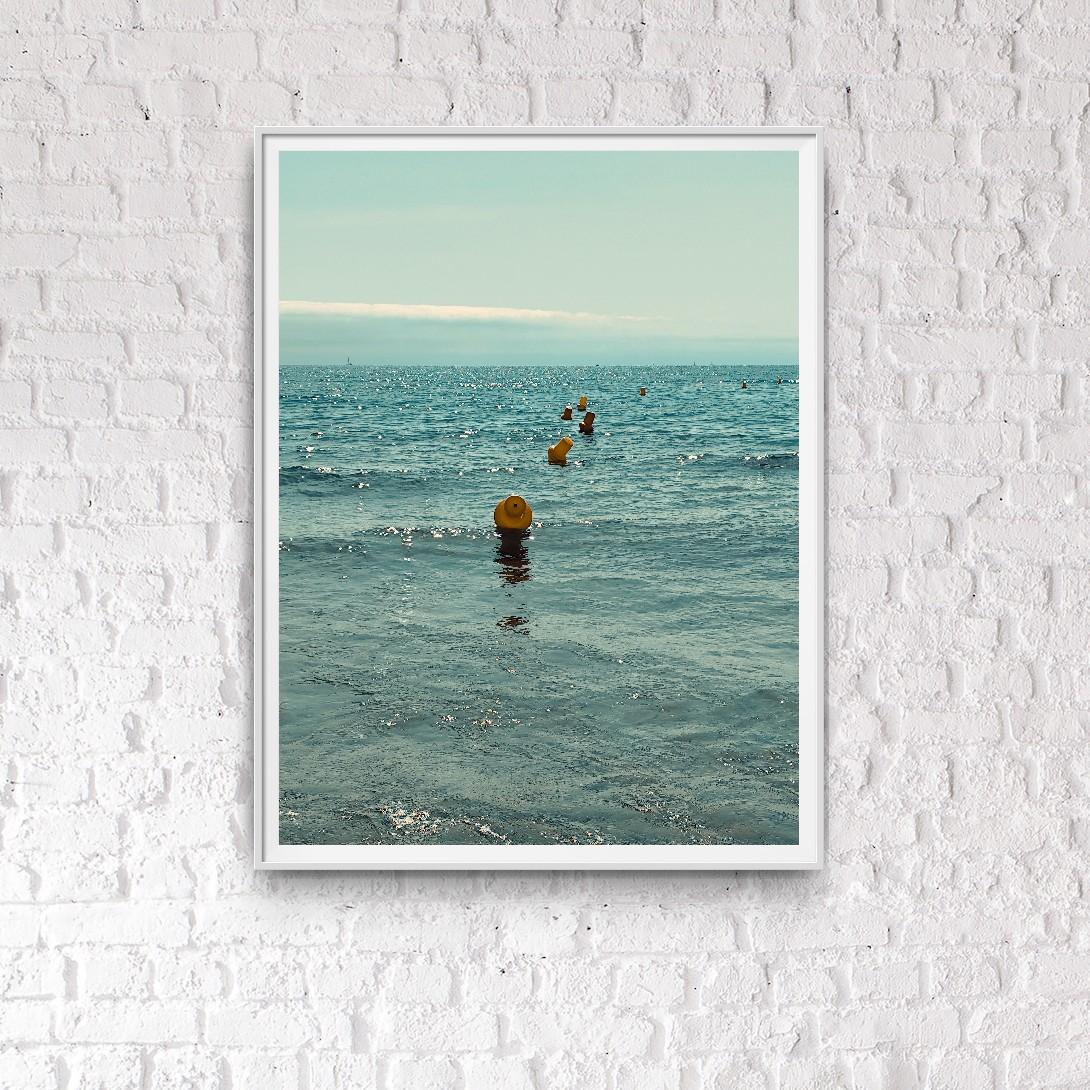 Photo d'art moderne nature mer plage sur papier mat premium 