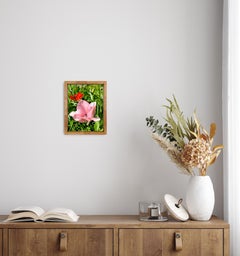 Modern Fine art photography floral premium matte paper "Pink spring bloom"
