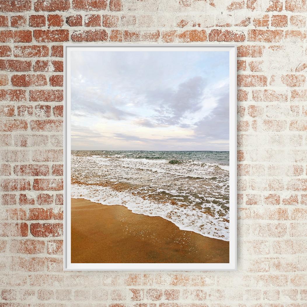 Modern fine art sea beach photo on matte premium paper 