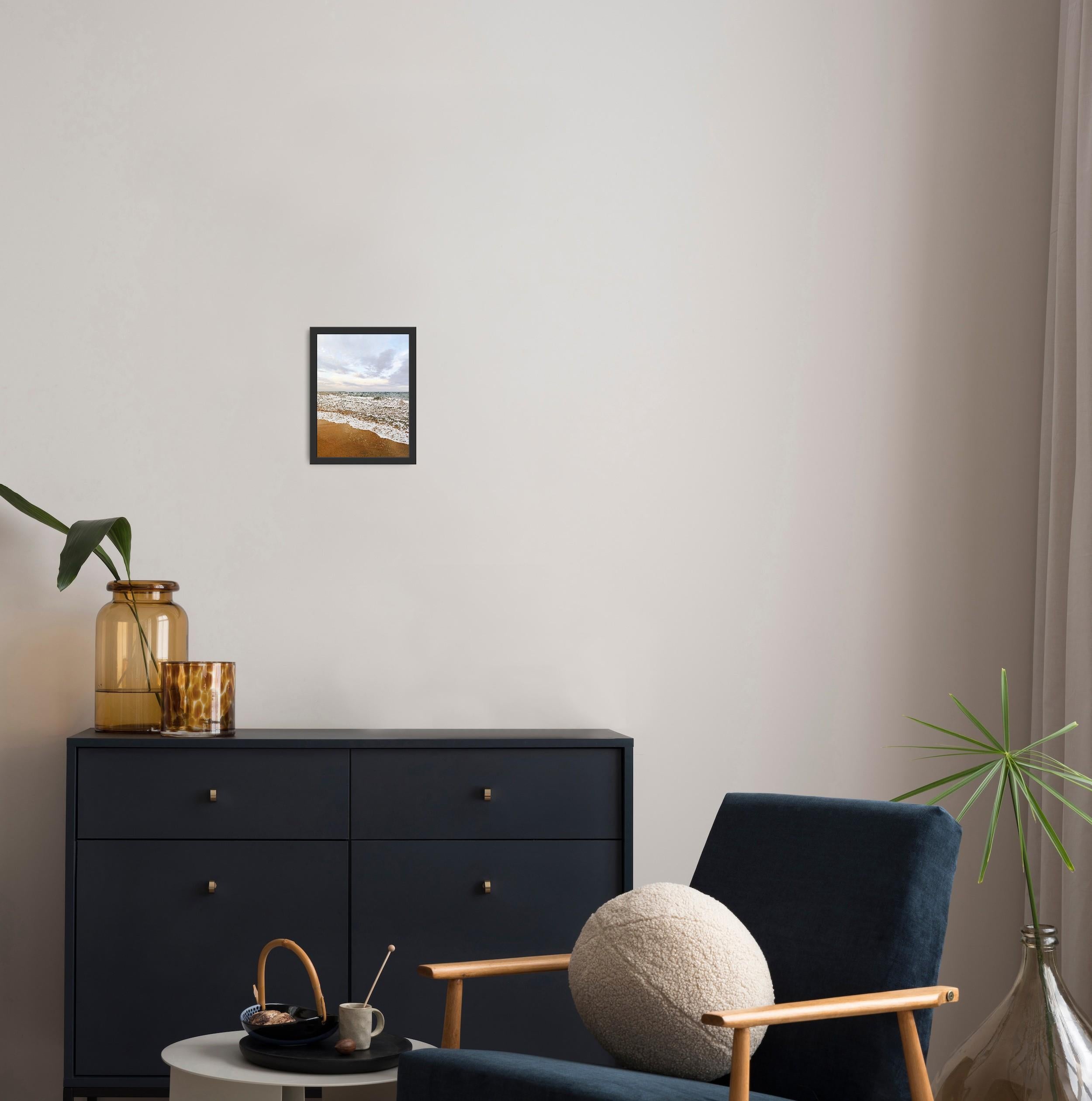 Modern fine art sea beach photo on matte premium paper 