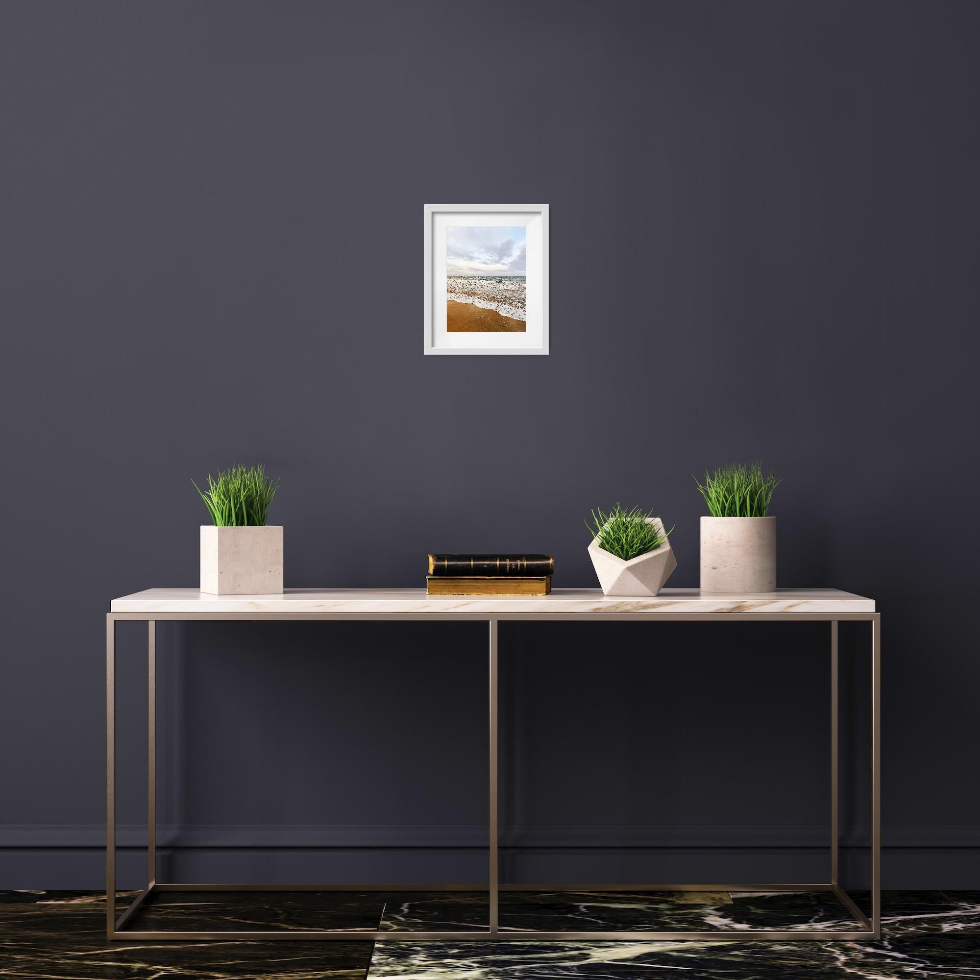 Modern fine art sea beach photo on matte premium paper 