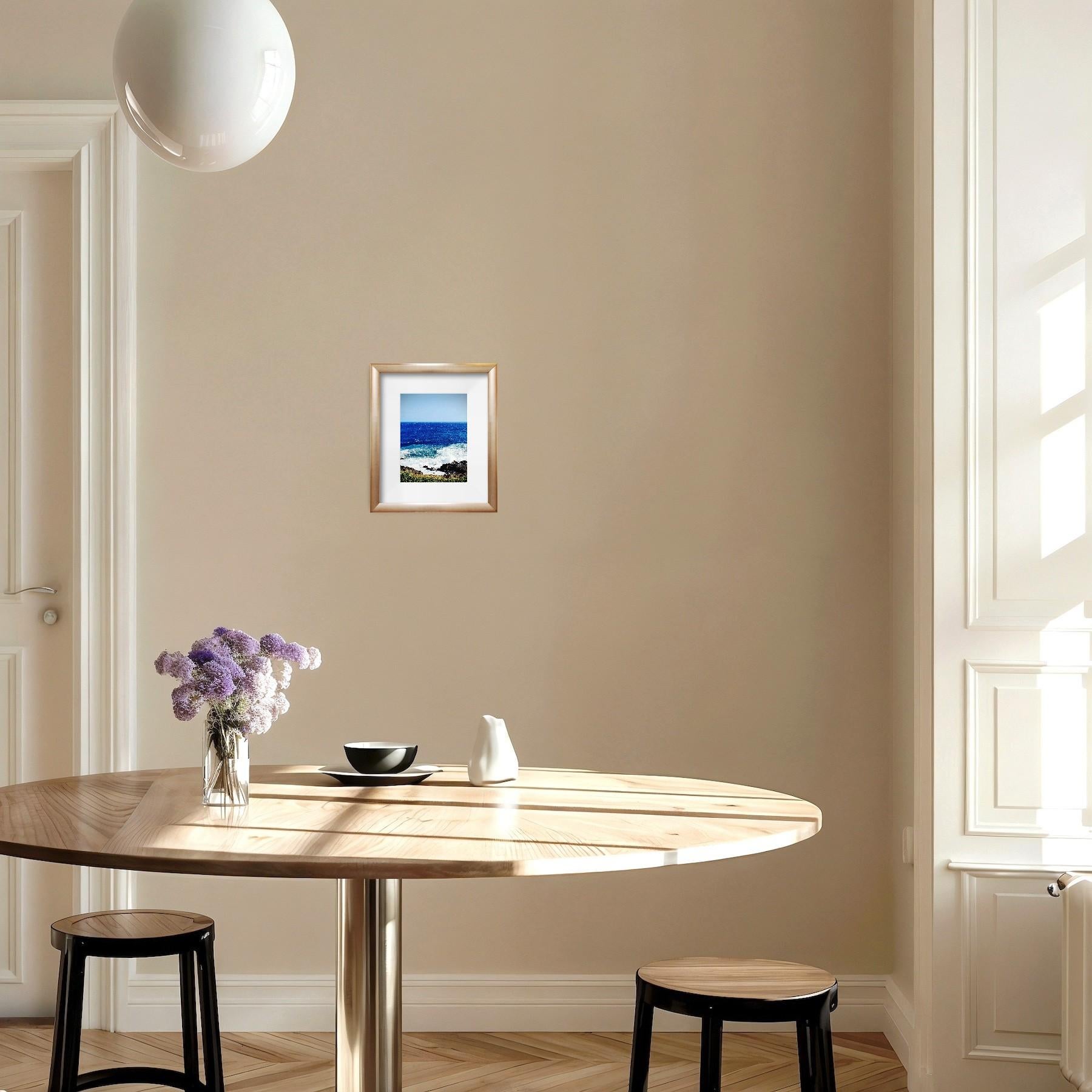 Photographie moderne d'art de la côte maritime sur papier mat de qualité supérieure 