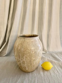 Vaso in ceramica di Mougins Fréres con smalto cristallino