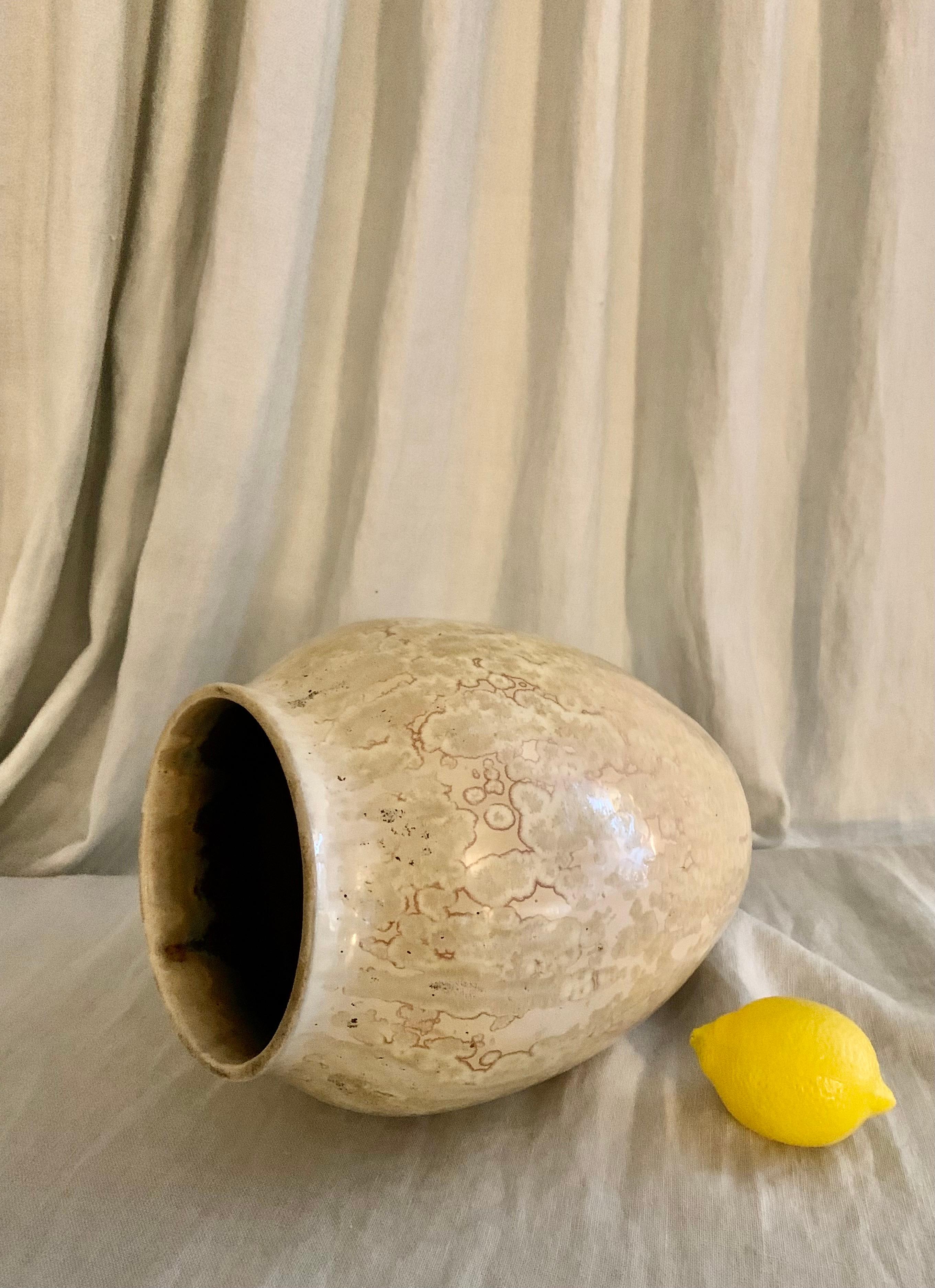 Mougins Fréres Ceramic Vase with Crystalline Glaze In Good Condition In Hellerup, DK
