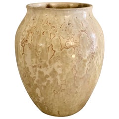 Vase en céramique de Mougins Fréres avec glaçure cristalline