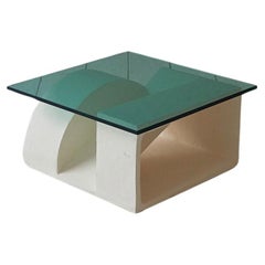 Mould - table d'appoint blanche