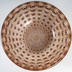 Moulded Glass Bowl by René Lalique, Art Deco Period, Circa 1930.